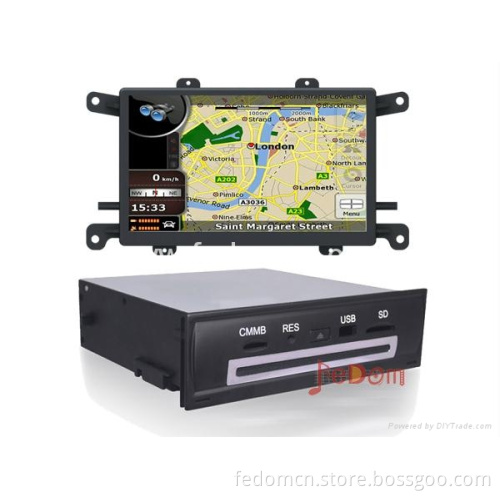 2 DIN Touch Screen Mulitmedia Car DVD GPS Bluetooth Auto Media Player with GPS System & Bluetooth & Radio for Audi A4 (C6505A4)